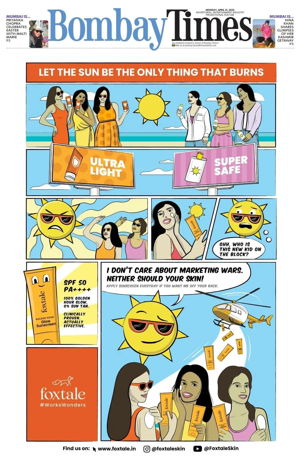 Print ad from Foxtale