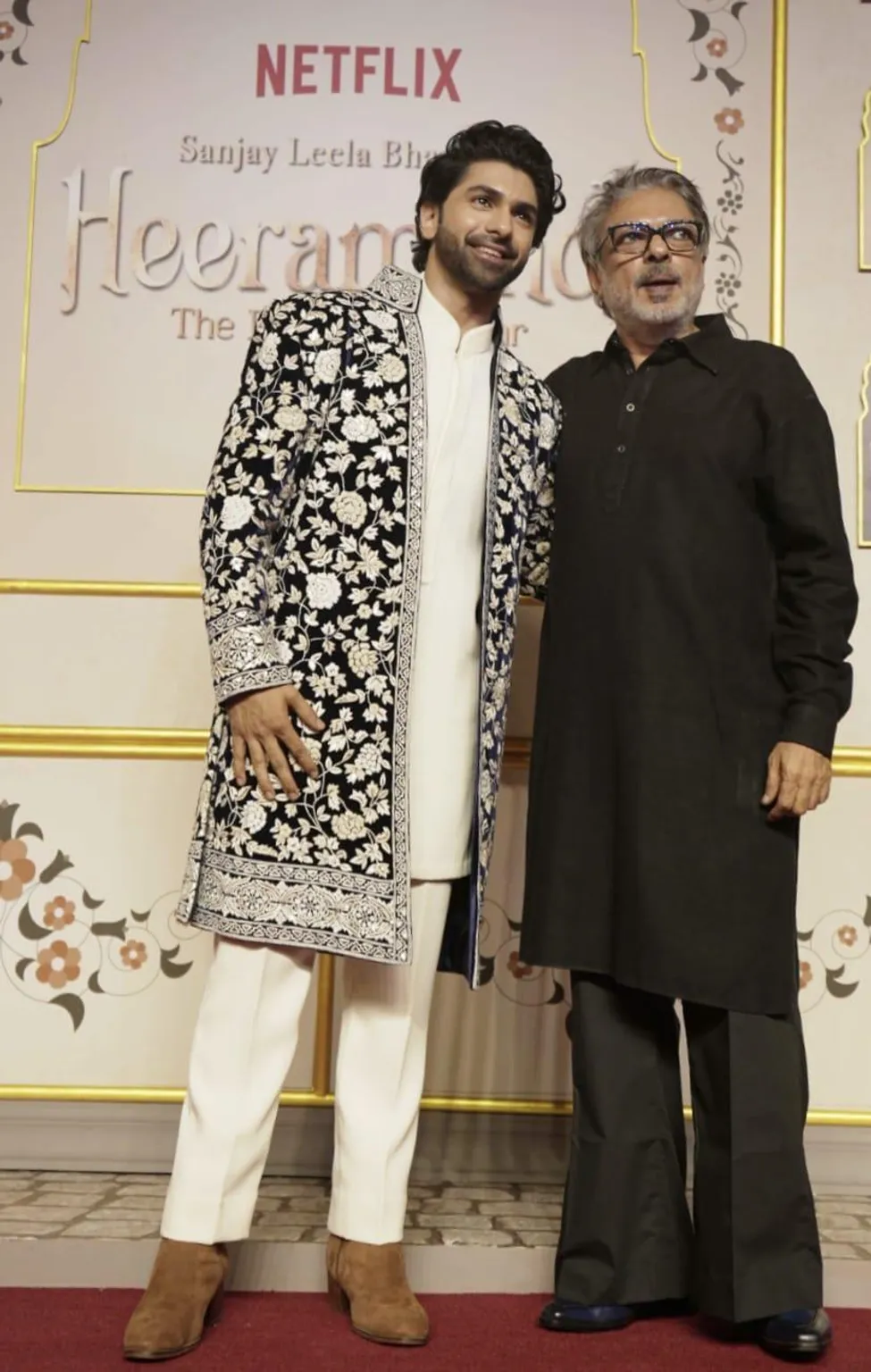 Showman Sanjay Leela Bhansali with his lead female star-cast of 'Heeramandi'--on Netflix