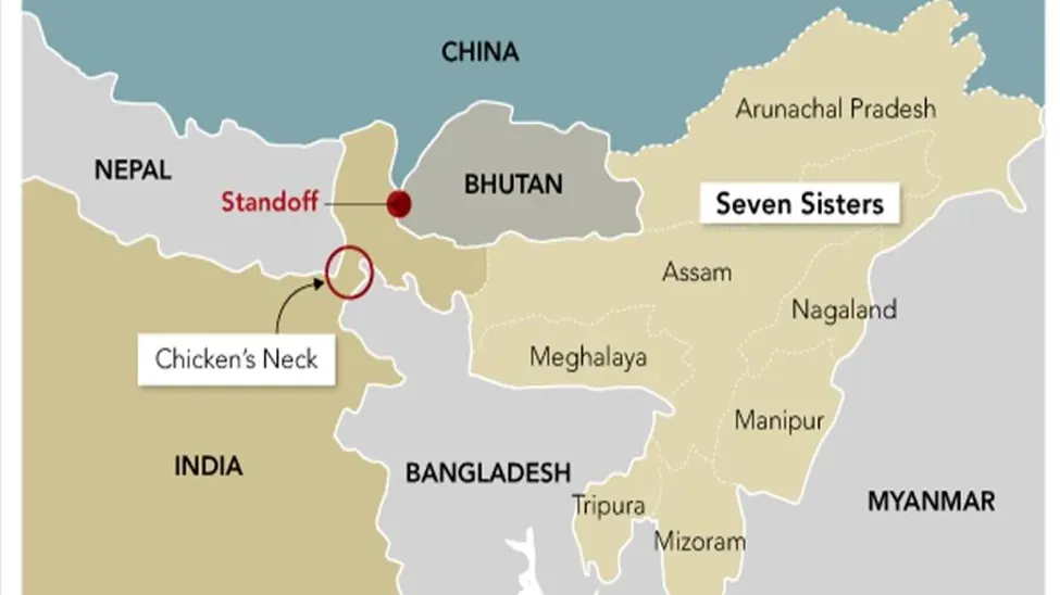 ৰংপুৰত চীনৰ সামৰিক ঘাটিঃ উত্তৰ পূবক বিচ্ছিন্ন কৰাৰ কৌশল !