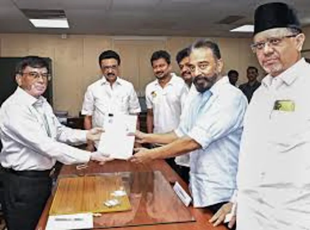 Kamal Haasan files nomination