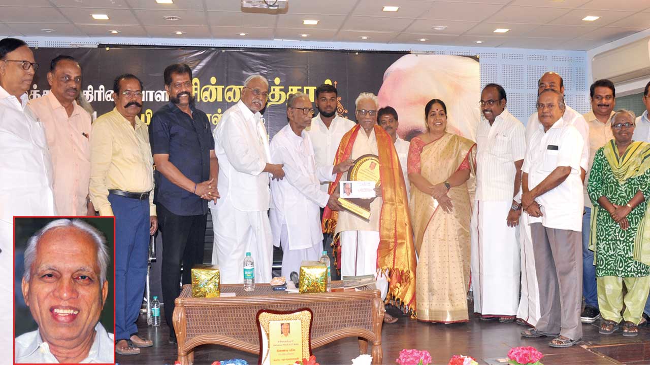 செல்வேந்திரனுக்கு விருது வழங்கியதுதான் எனது செயல்களில் சிறந்தசெயல்! -சின்னகுத்தூசி விருதுவிழாவில் பழ.நெடுமாறன் பெருமிதம்!