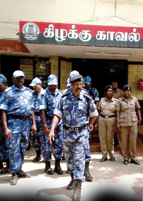 மிரட்ட வந்த துணை ராணுவம்! -டெல்டா பதட்டம்!