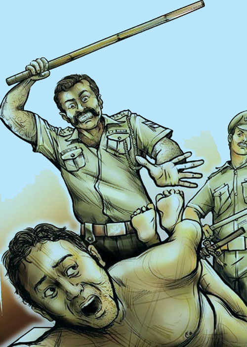 தாதாக்களுக்கு எலும்பு உடைப்பு ட்ரீட்மெண்ட்! -அதிரடி போலீஸ்!