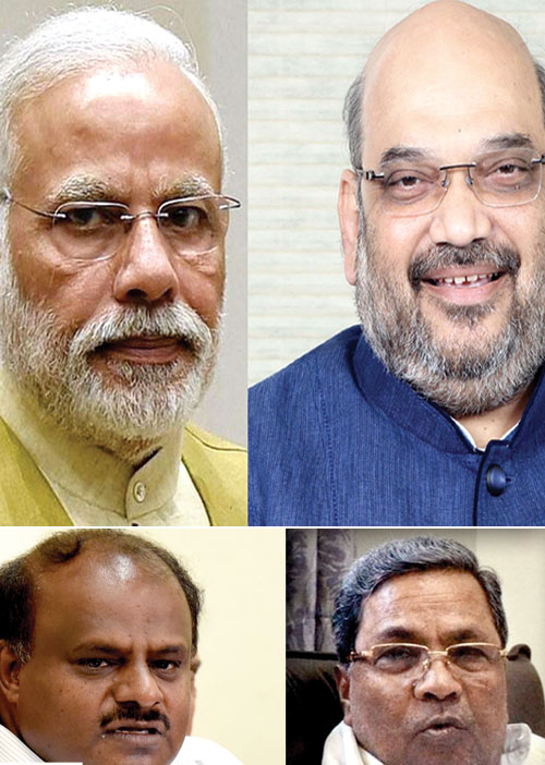 3 மாதத்தில் கர்நாடக ஆட்சி கவிழும்! -மோடியிடம் அமித்ஷா உறுதி!