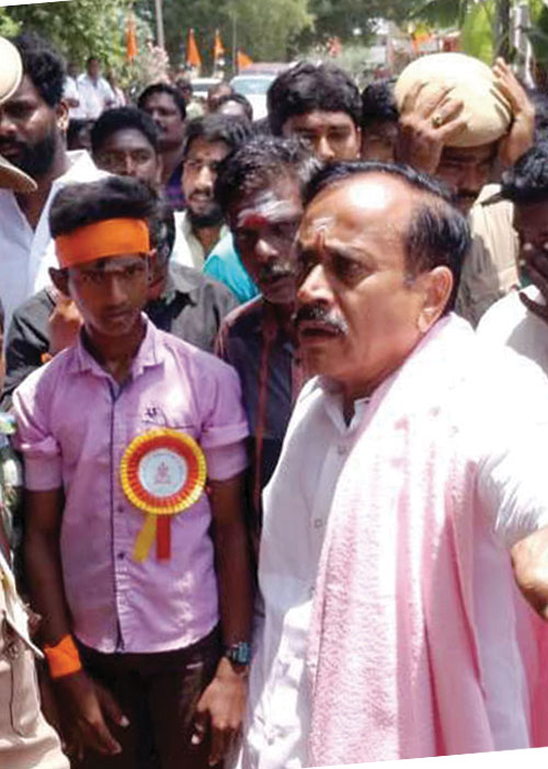 வாய்க்கொழுப்பு! கலவர பூமியாக்கும் ஹெச்.ராஜா!