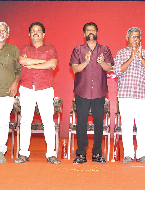 பாசிசத்திற்கு எதிராக சிவப்பு -கறுப்பு -நீலம்! -கருத்துரிமை போற்றிய த.மு.எ.க.ச.