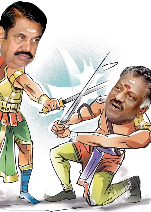 இ.பி.எஸ்.-ஓ.பி.எஸ். பதவிச் சண்டை!