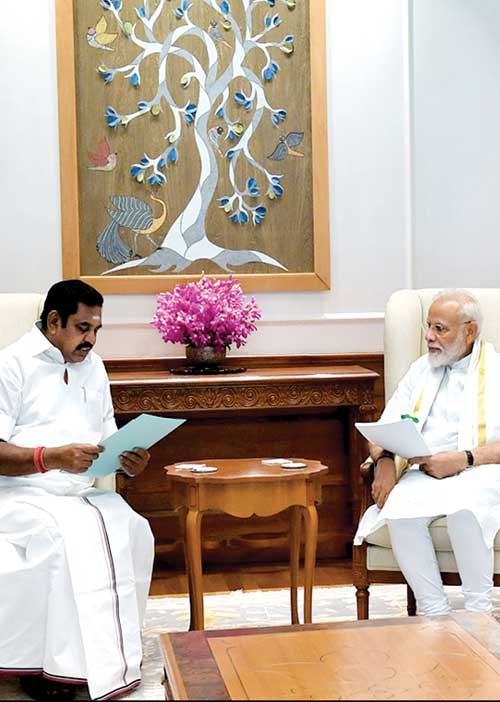 டெல்லி விசிட்! ஏமாற்றத்துடன் திரும்பிய எடப்பாடி!