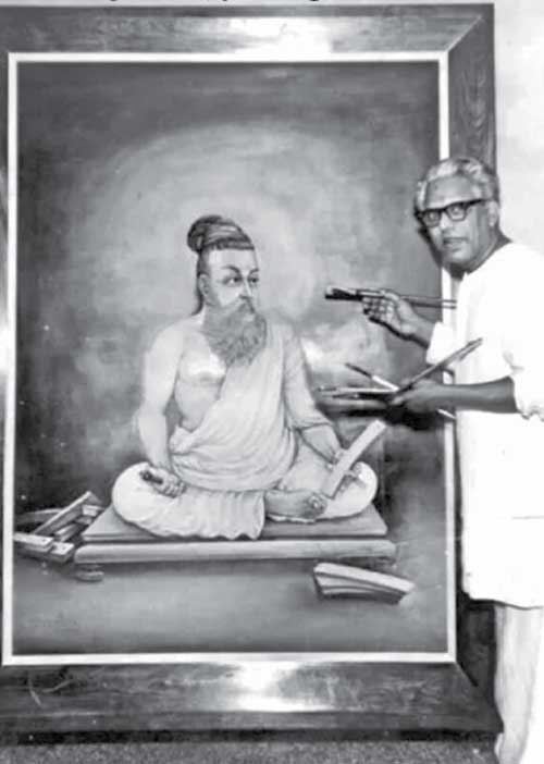 வள்ளுவர் படத்தை வரையச் செய்த பாவேந்தர்!- துலாக்கோல் சோம.நடராசன்