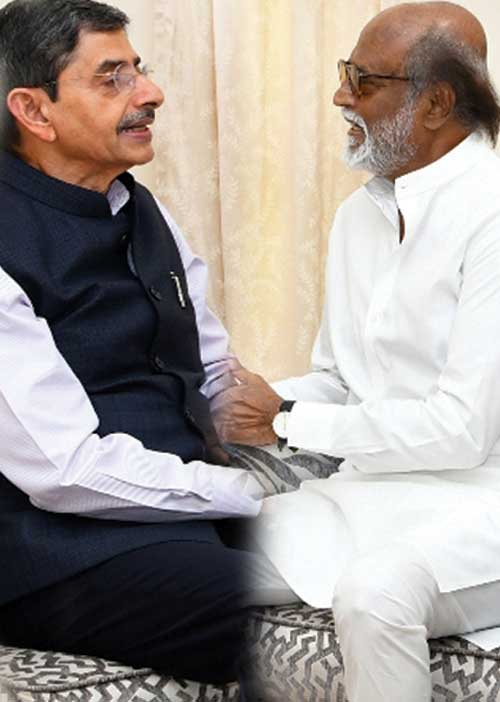 ரஜினிக்கு வலை வீசிய பா.ஜ.க! ராஜ்பவன் சந்திப்பு ரகசியம்!