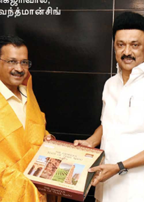 ஸ்டாலின் தந்த உறுதி! நெகிழ்ச்சியில் கெஜ்ரிவால்!