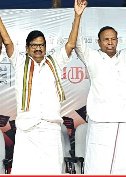 தி.மு.க.வை சீண்டிப்பார்க்க வேண்டாம்! கொந்தளித்த தலைவர்கள்!
