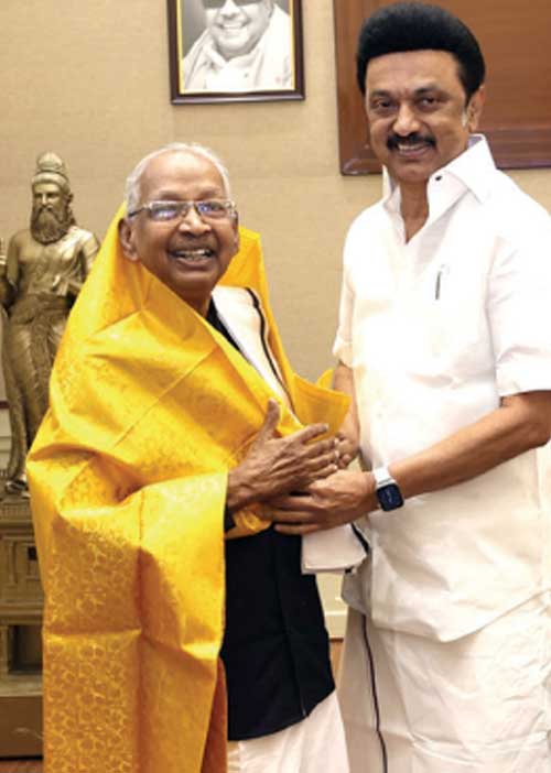 தமிழர் தலைவருக்கு தகைசால் தமிழர் விருது!