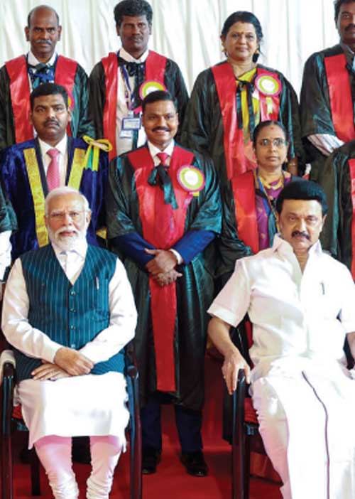 திருச்சியில் மோடி! கோரிக்கைகளை அடுக்கிய ஸ்டாலின்!