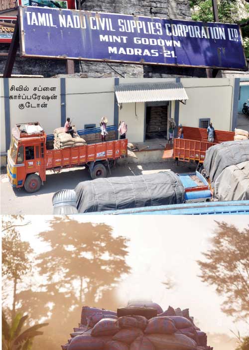 அதிகாரிகள் ஆசியோடு கடத்தப்படும் ரேசன் அரிசி!