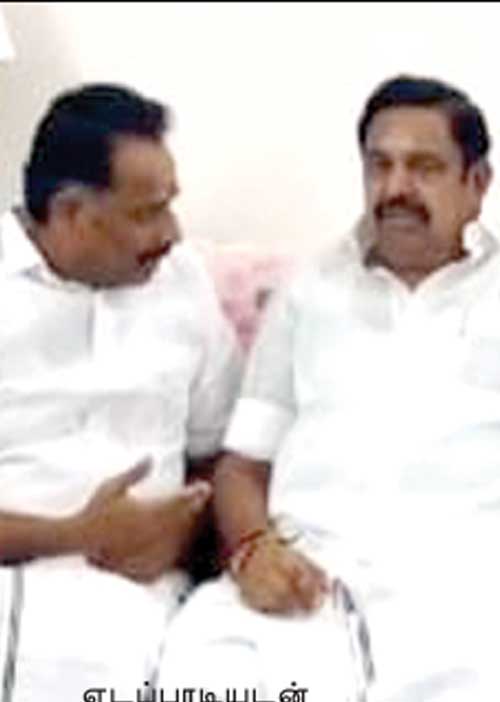 எடப்பாடியின் மீது காட்டமான எம்.ஆர்.விஜயபாஸ்கர்!