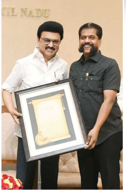 நக்கீரன் ஆசிரியருக்கு கலைஞர் எழுதுகோல் விருது!
