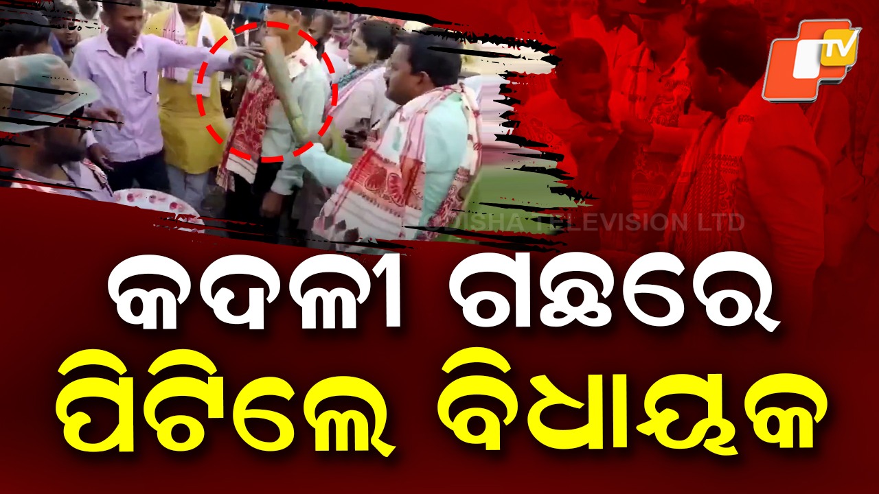 Viral Video: କଦଳୀ ଗଛରେ ପିଟିଲେ ବିଧାୟକ, ରାଗର କାରଣ ଜାଣିଲେ ଆପଣ ବି ଆଶ୍ଚର୍ଯ୍ୟ ହେବେ