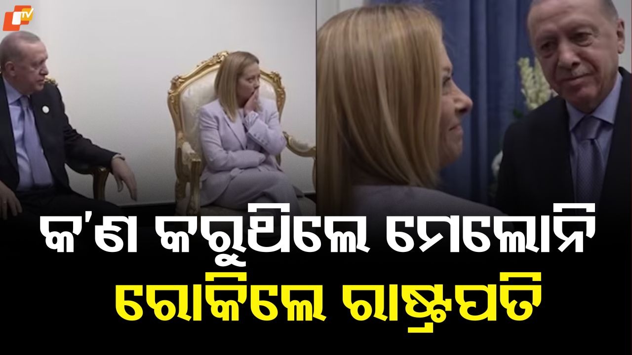 Erdogan-Meloni: ଆପଣ ବହୁତ ସୁନ୍ଦର, କିନ୍ତୁ ଏମିତି କରନ୍ତୁନି... ସୋସିଆଲ ମିଡିଆରେ ଭାଇରାଲ ହେଉଛି ଏର୍ଡୋଗାନ୍ ଓ ମେଲୋନିଙ୍କ ବାର୍ତ୍ତାଳାପ