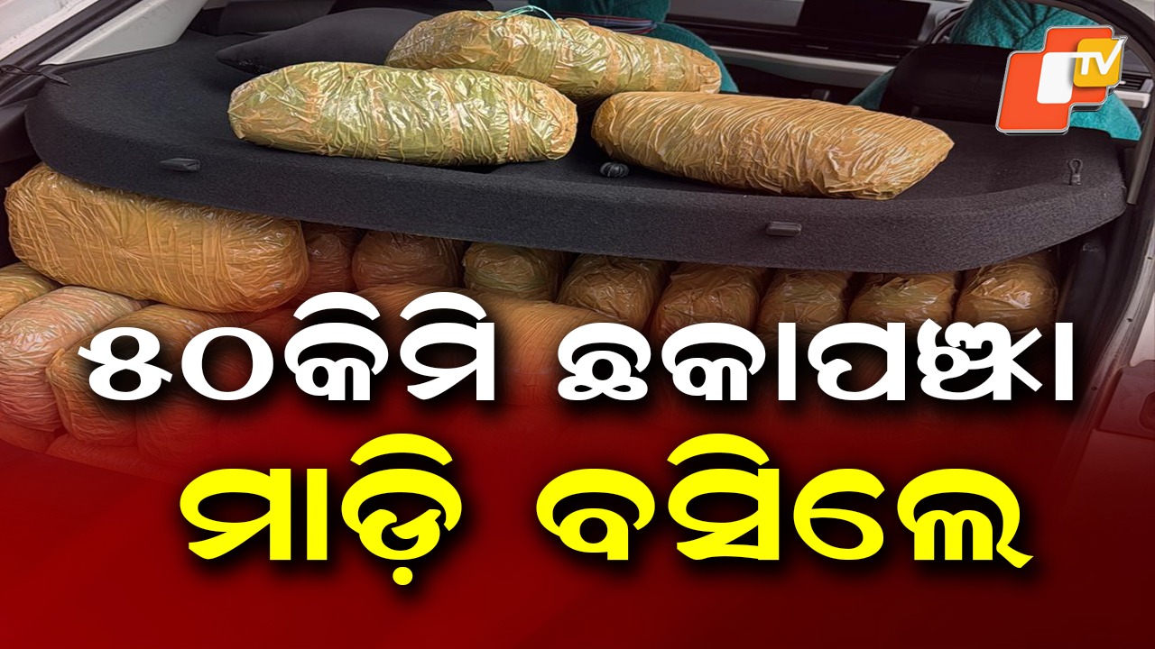 Ganja Smuggling: ବାହାରେ ମାନବାଧିକାର ସଦସ୍ୟ, ଭିତରେ ଗଞ୍ଜେଇ ଚାଲାଣ