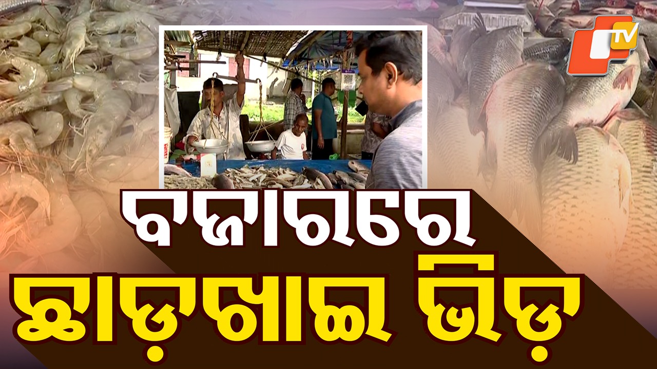 Odias Celebrate Chadakhai: ଆଜି ଅସଲ ଛାଡ଼ଖାଇ, ମାଛ ମାଂସ କିଣିବାକୁ ନାହିଁନଥିବା ଭିଡ଼