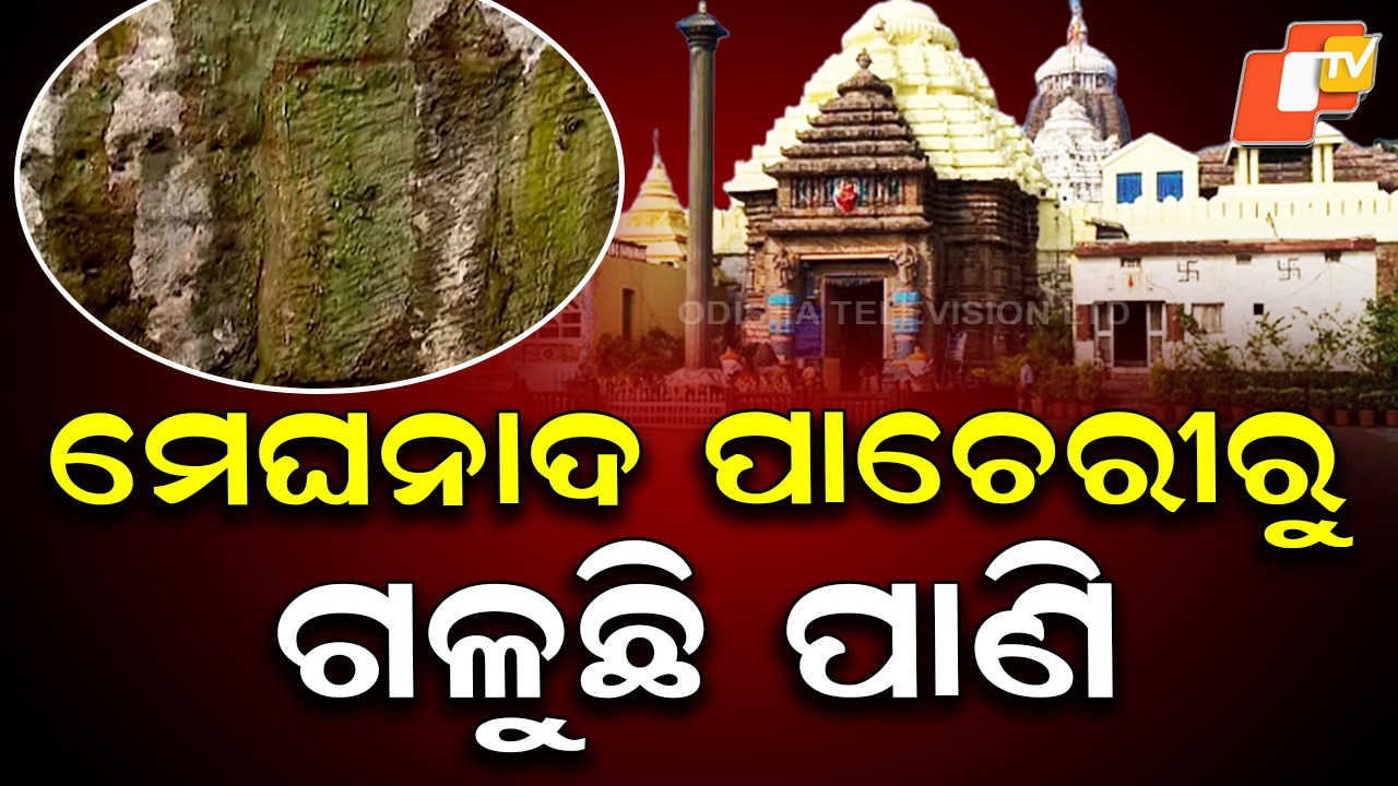 Water Seepage From Meghanad Pacheri: ମେଘନାଦ ପାଚେରୀରେ ଫାଟ; ପାଣି ଗଳୁଛି, ଶିଉଳି ଲାଗିଛି