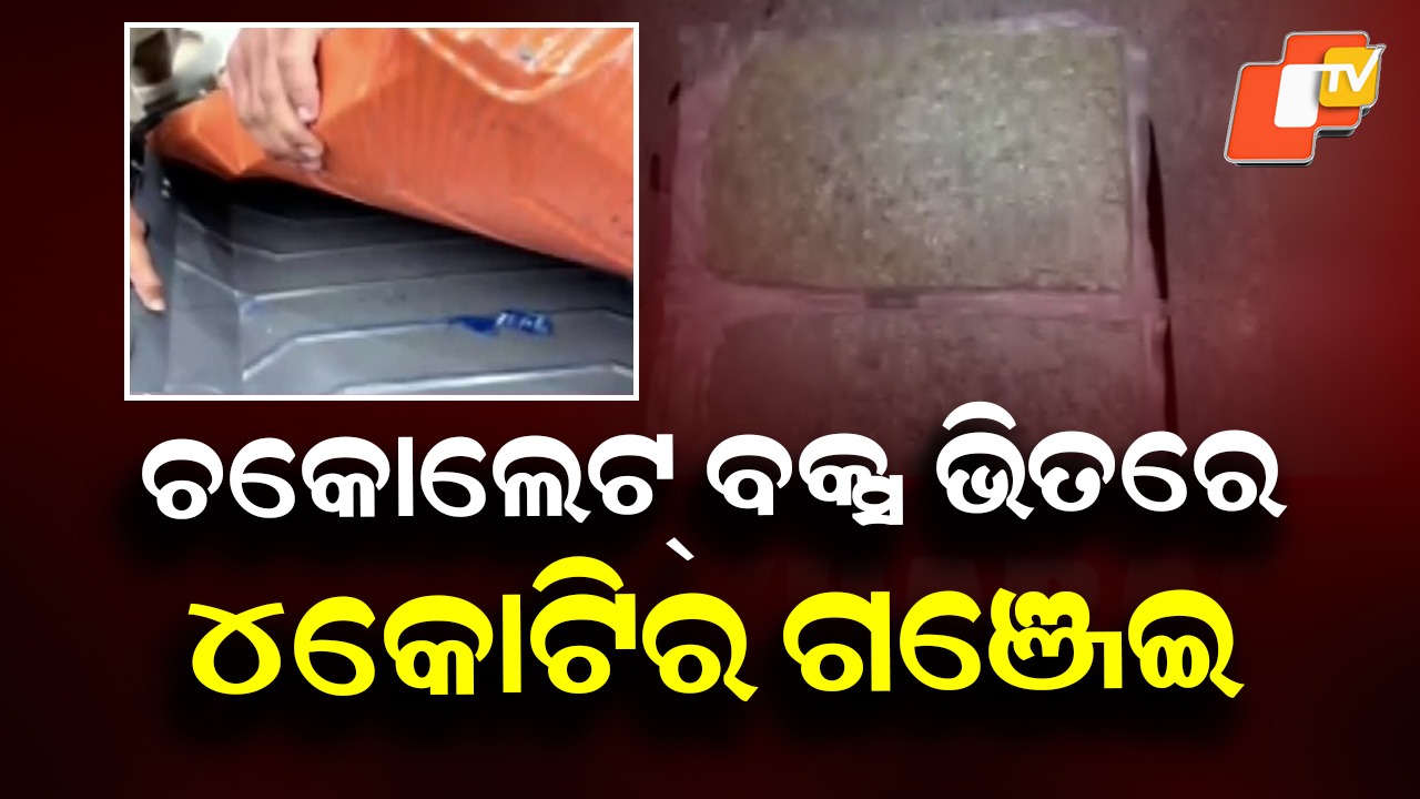 Rs 4 Cr Marijuana Seized: ଚକୋଲେଟ ବକ୍ସ ଭିତରେ ଗଞ୍ଜେଇ, ସ୍ବତନ୍ତ୍ର ଗୁଇନ୍ଦା ତଥ୍ୟ ଆଧାରରେ ଚଢାଉ