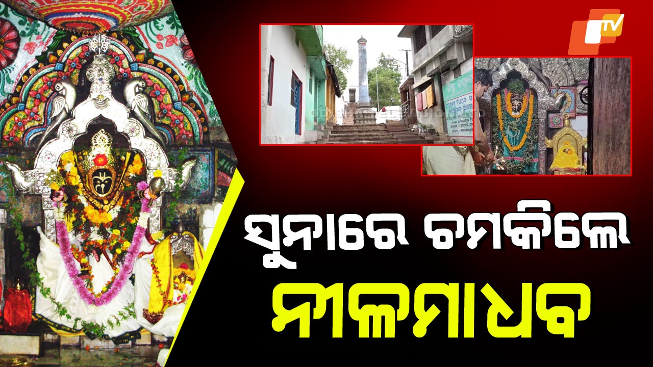 Lord Nilamadhaba: ସୁନାରେ ଚମକିଲେ; ରାଜରାଜେଶ୍ୱର ବେଶରେ ଭକ୍ତମାନଙ୍କୁ ଦର୍ଶନ ଦେଲେ ନୀଳ ମାଧବ