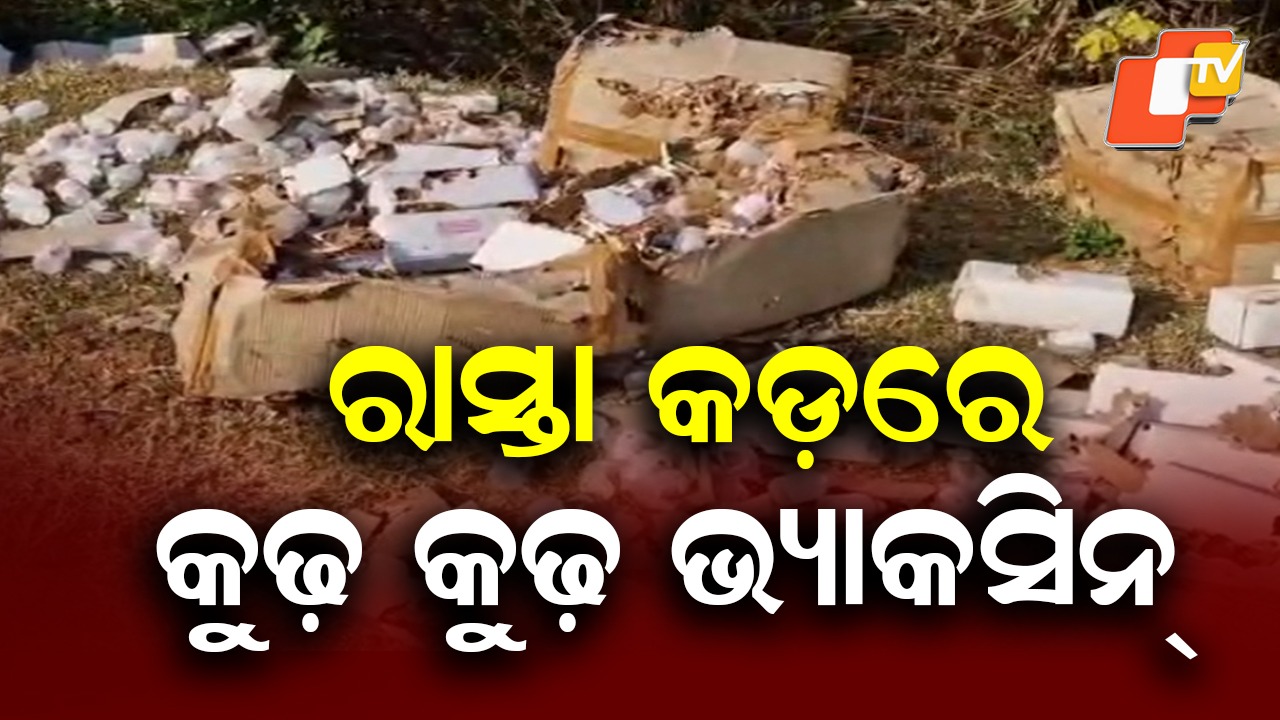 Shocking Discovery: ରାସ୍ତା କଡରେ ପଡିଛି କୁଢ଼ କୁଢ଼ ଭ୍ୟାକସିନ୍ ବୋତଲ, ଲେଖାଅଛି ଏକ୍ସପାଏରୀ ଡେଟ ନଭେମ୍ବର ୨୦୨୬