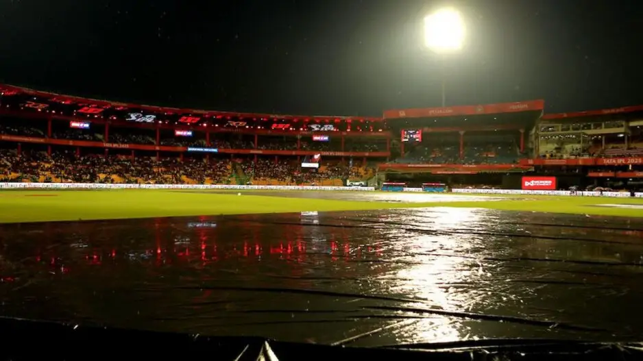 Rain forces abandonment of RCB's match against KKR