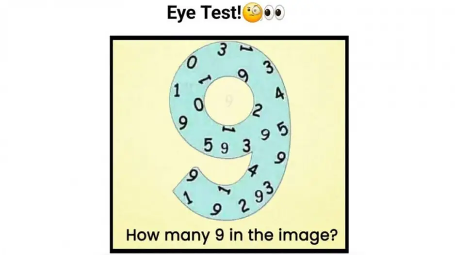 How many 9s can you spot? This viral eye test puzzle is tricking internet