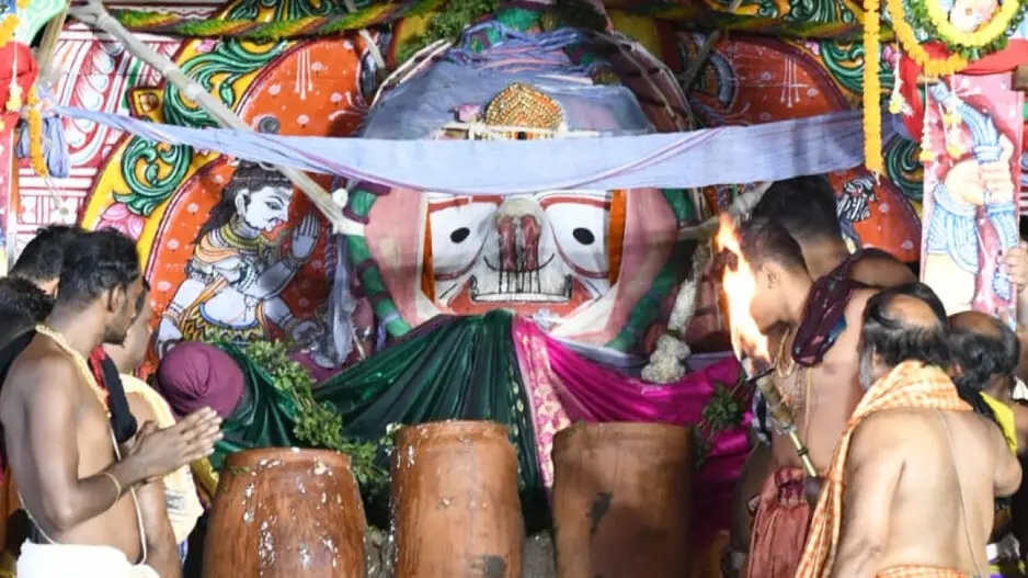 Rath Yatra 2022: Lords Relish Adhara Pana Atop Chariots