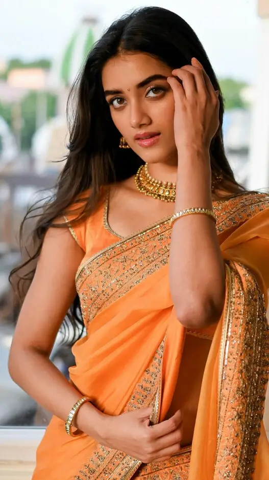 ‘Mr. Bachchan’ Star Bhagyashri Dazzles In Saree And Maxi Dress Photoshoot