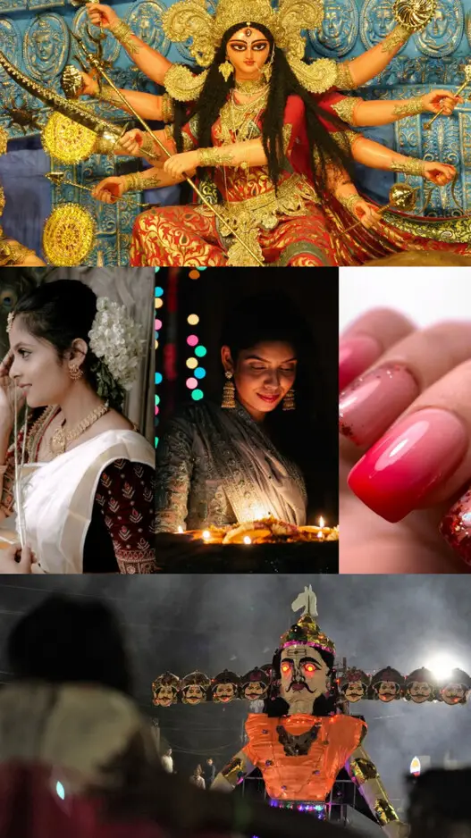 Top 7 Nail And Hair Style Ideas To Slay This Dussehra