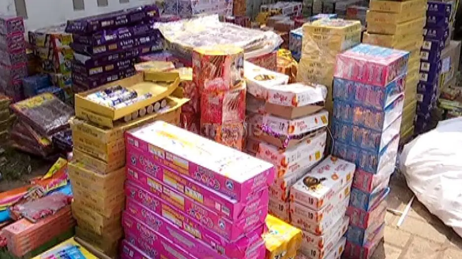 Illegal firecracker godowns raided in Rourkela, firecrackers worth over Rs 15 lakh seized