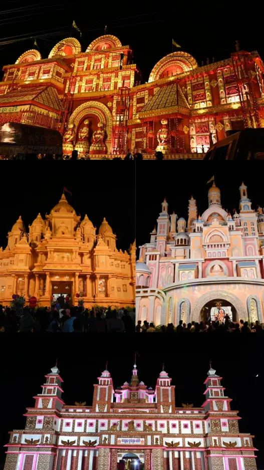 Bhubaneswar Lights Up To The Dussehra’s Alluring Magic, Check Pics Of Dazzling Puja Pandals