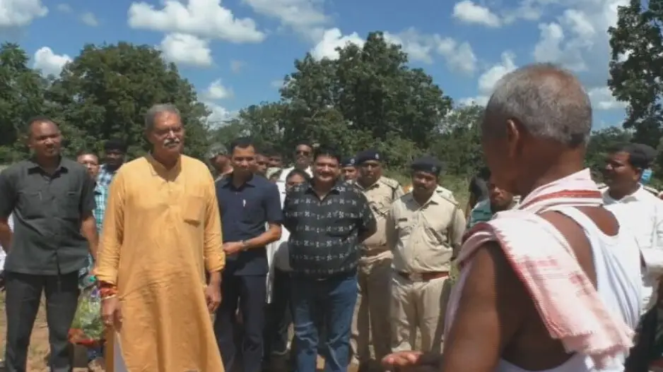 Tree plantation irregularity: Odisha Deputy CM treks through jungle to assess situation at ground zero