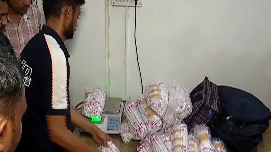 Huge quantity of silver ornaments seized during a ganja smuggling check in Sambalpur