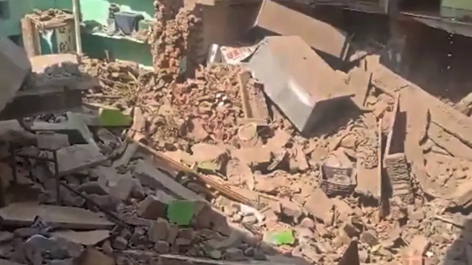 Building collapses after explosion in MP's Morena, many feared trapped