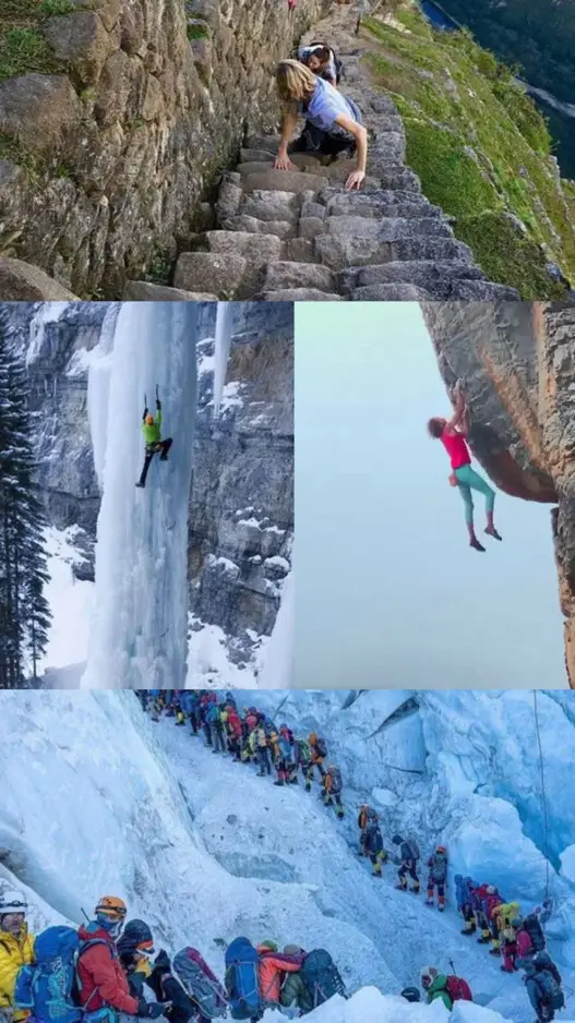 Not For Faint Hearted: 11 Visuals Of The Most Insane Climbs That May Jolt Your Stomach