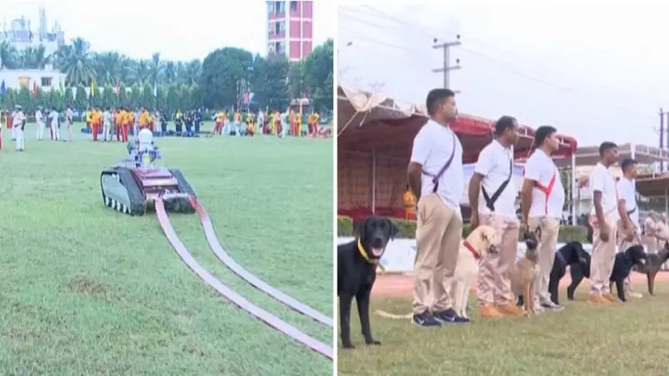 Odisha Fire Services Dept gets more teeth with robots, K-9 squad