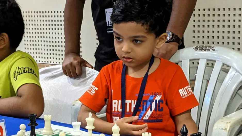 Anish Sarkar becomes youngest FIDE-rated chess player