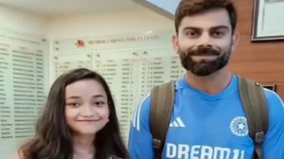 Virat Kohli fulfils promise made to a girl fan; WATCH video