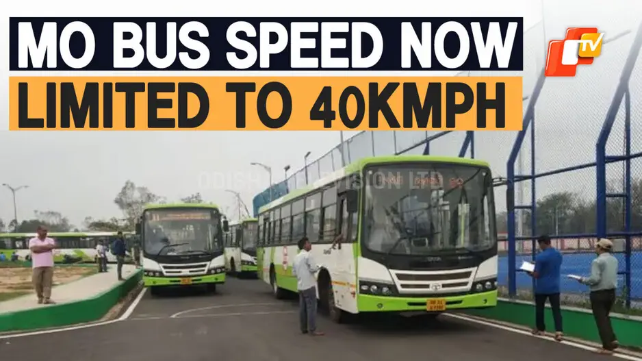 Odisha Govt Puts Speed Limit On Mo Bus, Now Restricted To 40kmph & 50Kmph