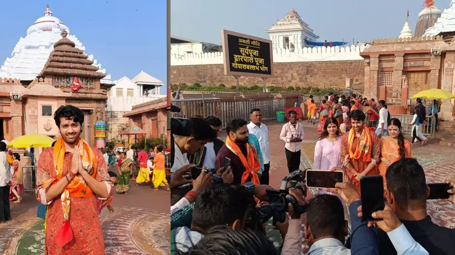 'Gadar' actor Utkarsh Sharma visits Puri Srimandi, seeks blessings of Lord Jagannath
