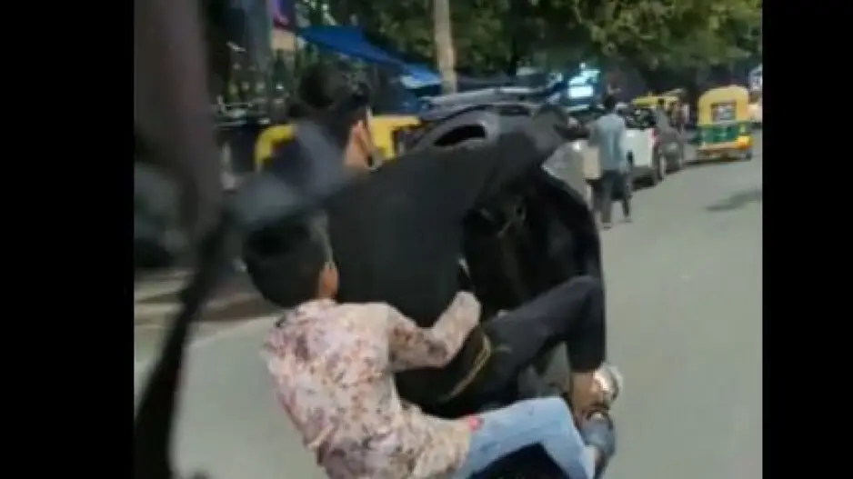 Bengaluru boys caught performing dangerous scooter stunts on road, video sparks outrage
