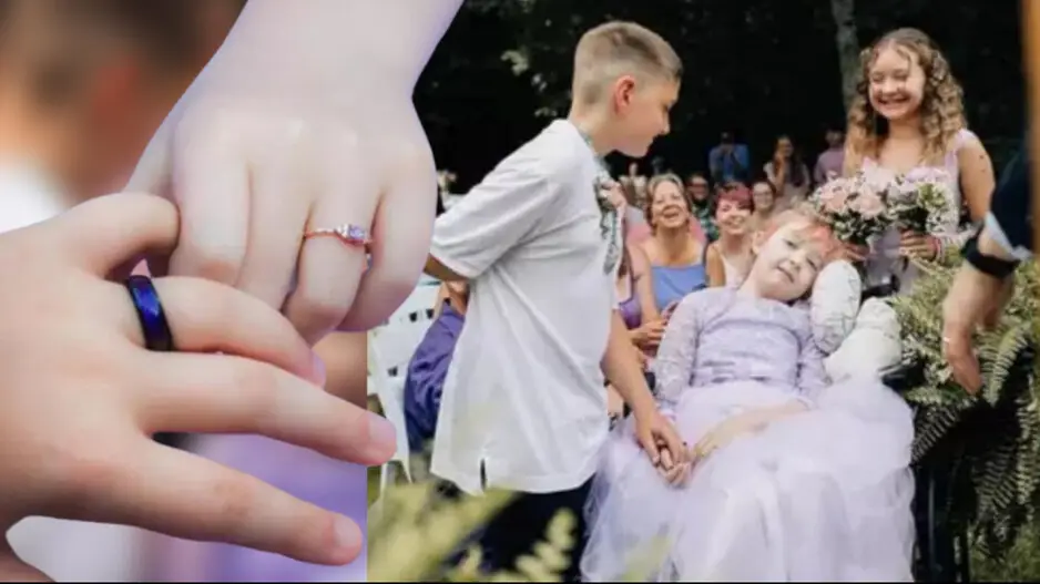 Dying wish fulfilled! 10YO girl marries her childhood darling after getting diagnosed with incurable cancer