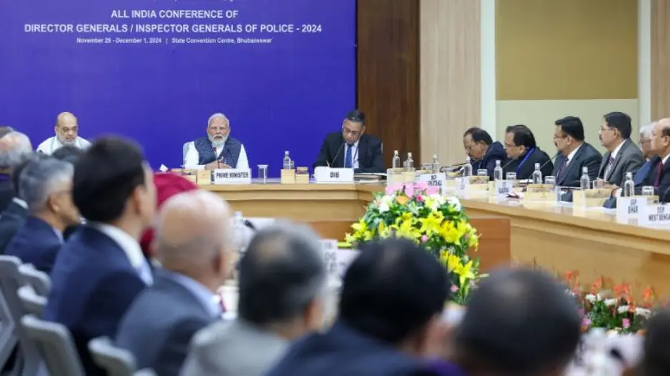 PM Modi holds discussions on policing, security-related issues at DG-IG Conference in Bhubaneswar