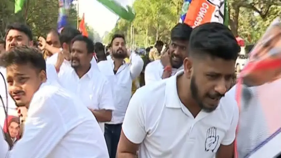 Odisha Congress workers attacked by swarm of bees during protest in Bhubaneswar