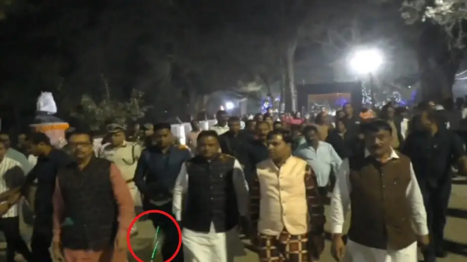 Major security lapse: Unidentified drone falls near Odisha CM Mohan Majhi during Jharsuguda visit